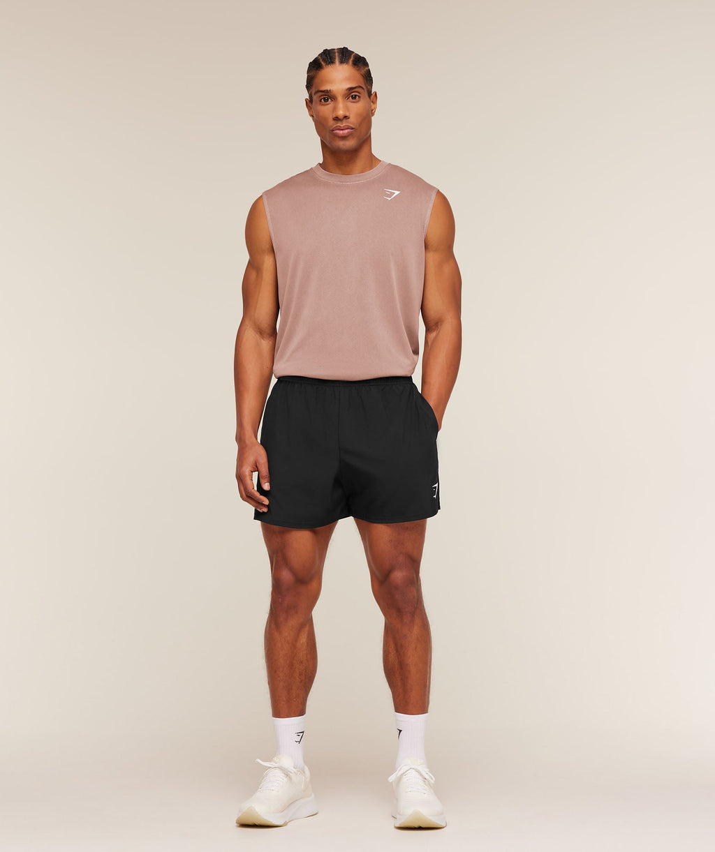Gymshark Washed Pastels Tank - Taupe Brown/Wash