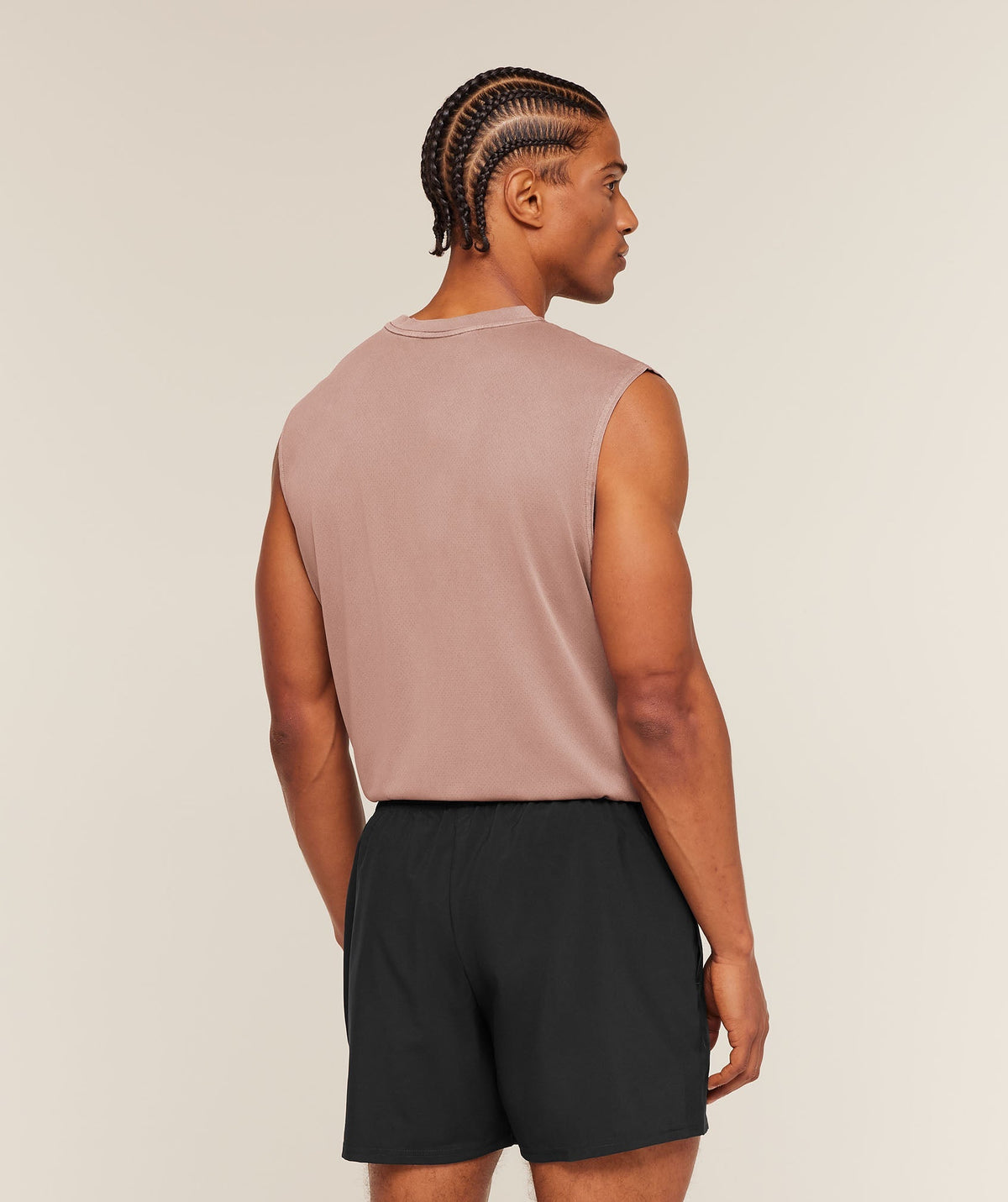 Gymshark Washed Pastels Tank - Taupe Brown/Wash