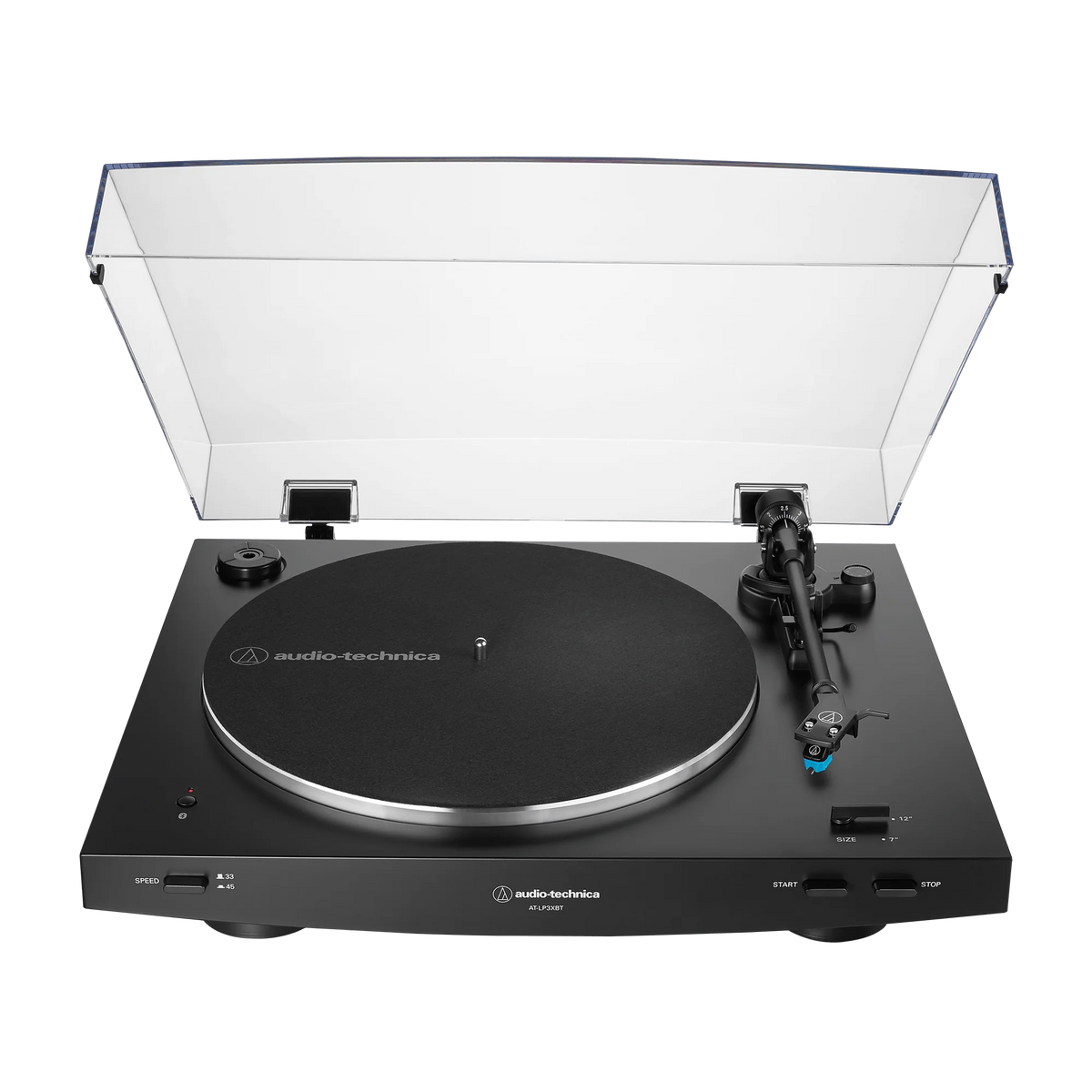 Audio-Technica AT-LP3XBT Automatic Belt-Drive Turntable (Wireless & Analog) - Black (AT-LP3XBT-BK)