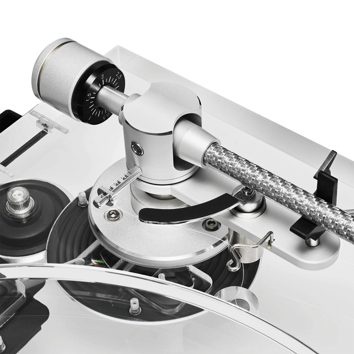 Audio-Technica AT-LPA2 Fully Manual Belt-Drive Turntable, Transparent Acrylic (AT-LPA2)