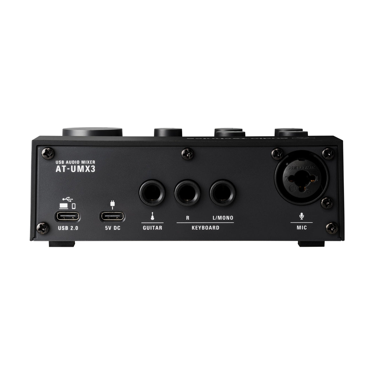 Audio-Technica Livestreaming USB Audio Mixer, Black (AT-UMX3)