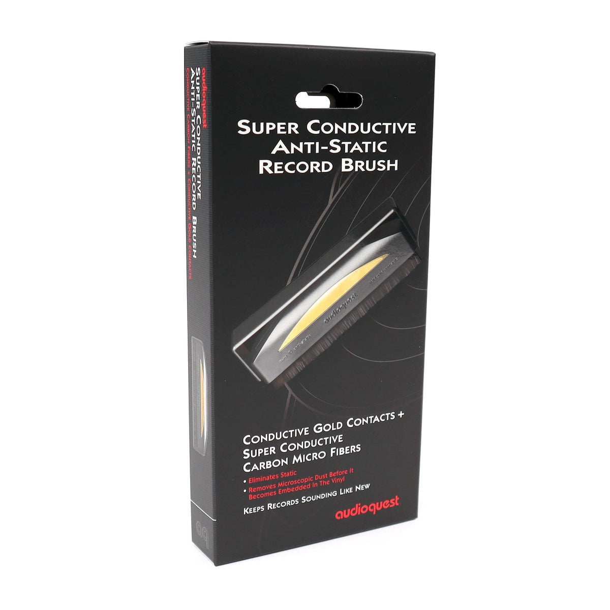 Audioquest: Anti-Static Record Brush - Gold