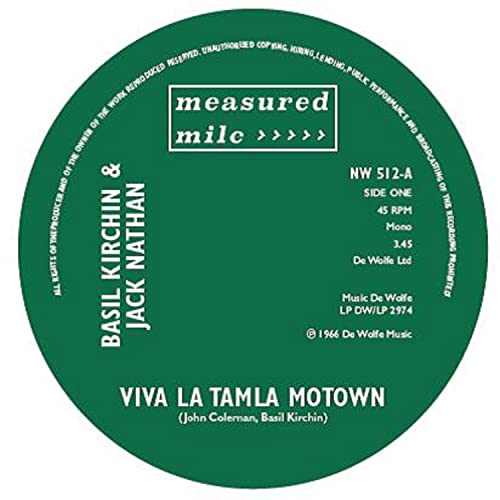 Basil Kirchin & Jack Nathan - Viva La Tamla Motown c/w Main Chance [VINYL]