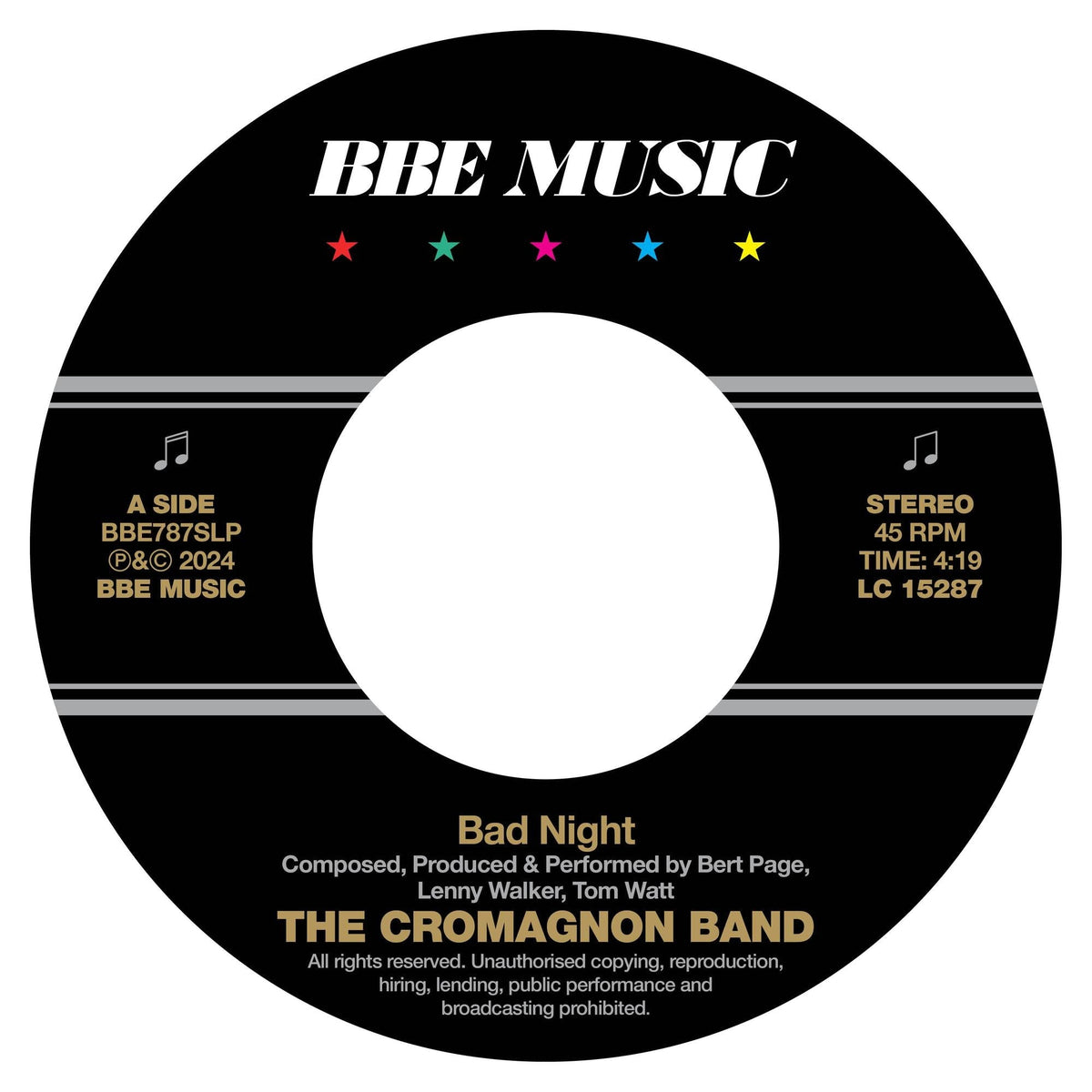 Cromagnon Bandthe - Bad Night / Quadrant [VINYL]