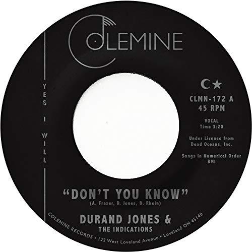 Durand Jones & The Indications - Don't You Know [7"] [VINYL]