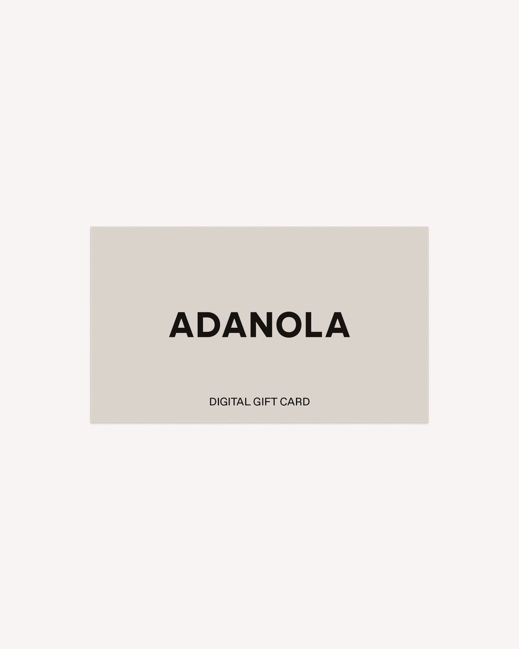 Digital Gift Card