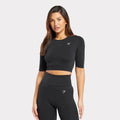 Everyday Crop Top - Negro