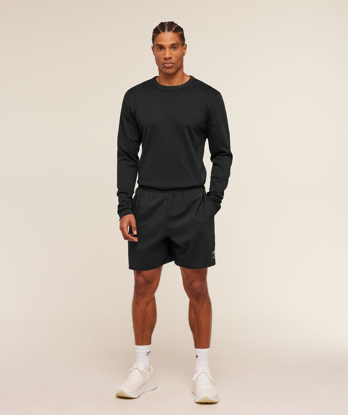 Gymshark Off Duty Long Sleeve T-Shirt - Black
