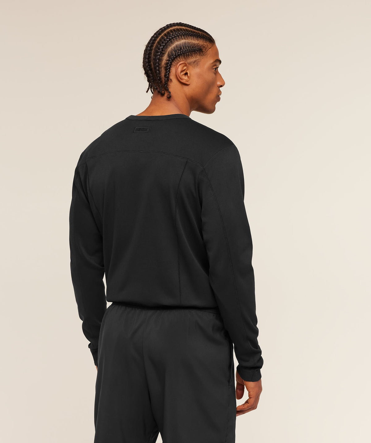 Gymshark Off Duty Long Sleeve T-Shirt - Black