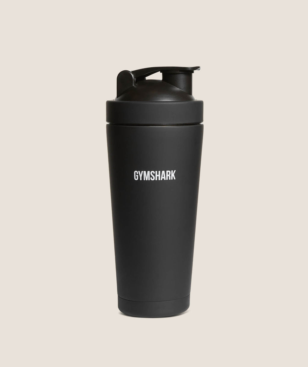 Gymshark Matte Metal Shaker - Black