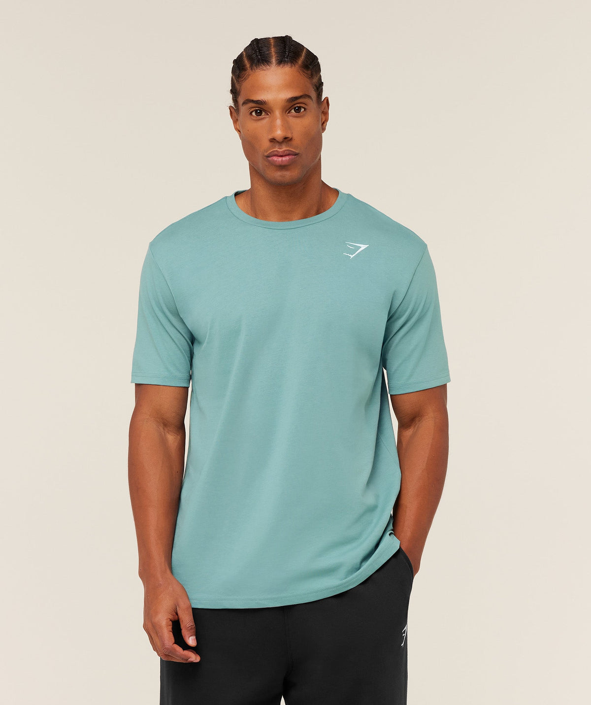 Gymshark Crest T-Shirt - Storm Blue
