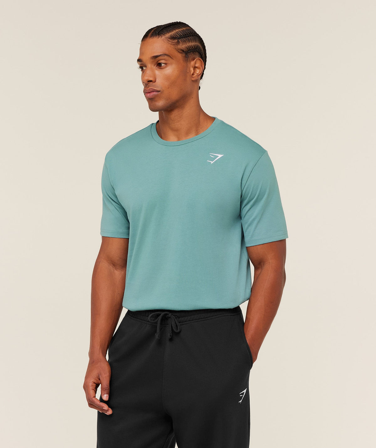 Gymshark Crest T-Shirt - Storm Blue