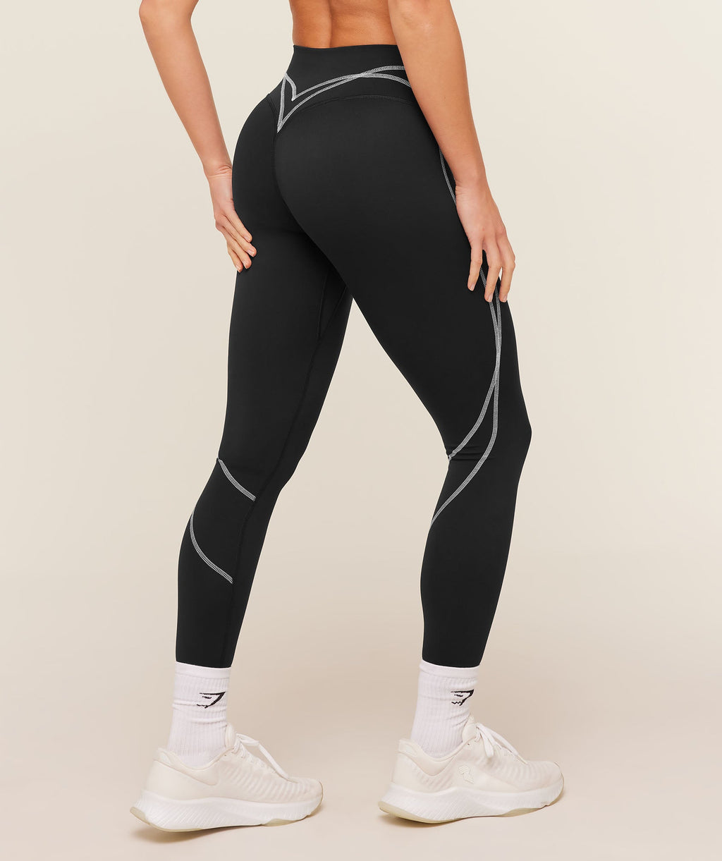 Gymshark Volt Leggings - Black/White