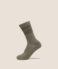 Gymshark Stripe Crew Single - Linen Brown/Camo Brown