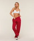 Gymshark Training Fleece Straight Leg Regular Joggers - Carmine Red