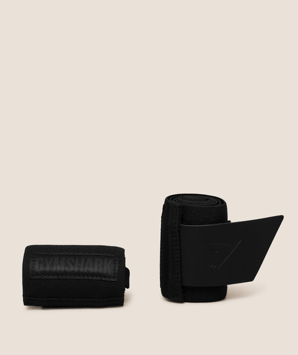 Gymshark Rigid Wrist Straps - Black