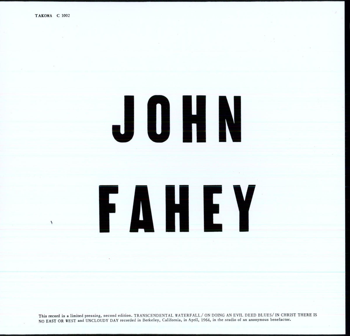 John Fahey - Blind Joe Death