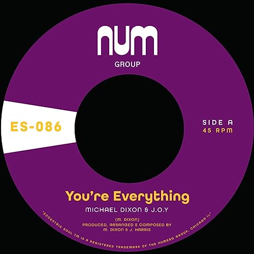 Michael A. Dixon & J.o.y. - You're Everything B/w You're All I Need [VINYL]