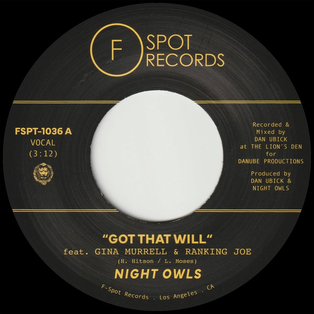 Night Owls - Got That Will (feat. Gina Murrell & Ranking Jo [VINYL]