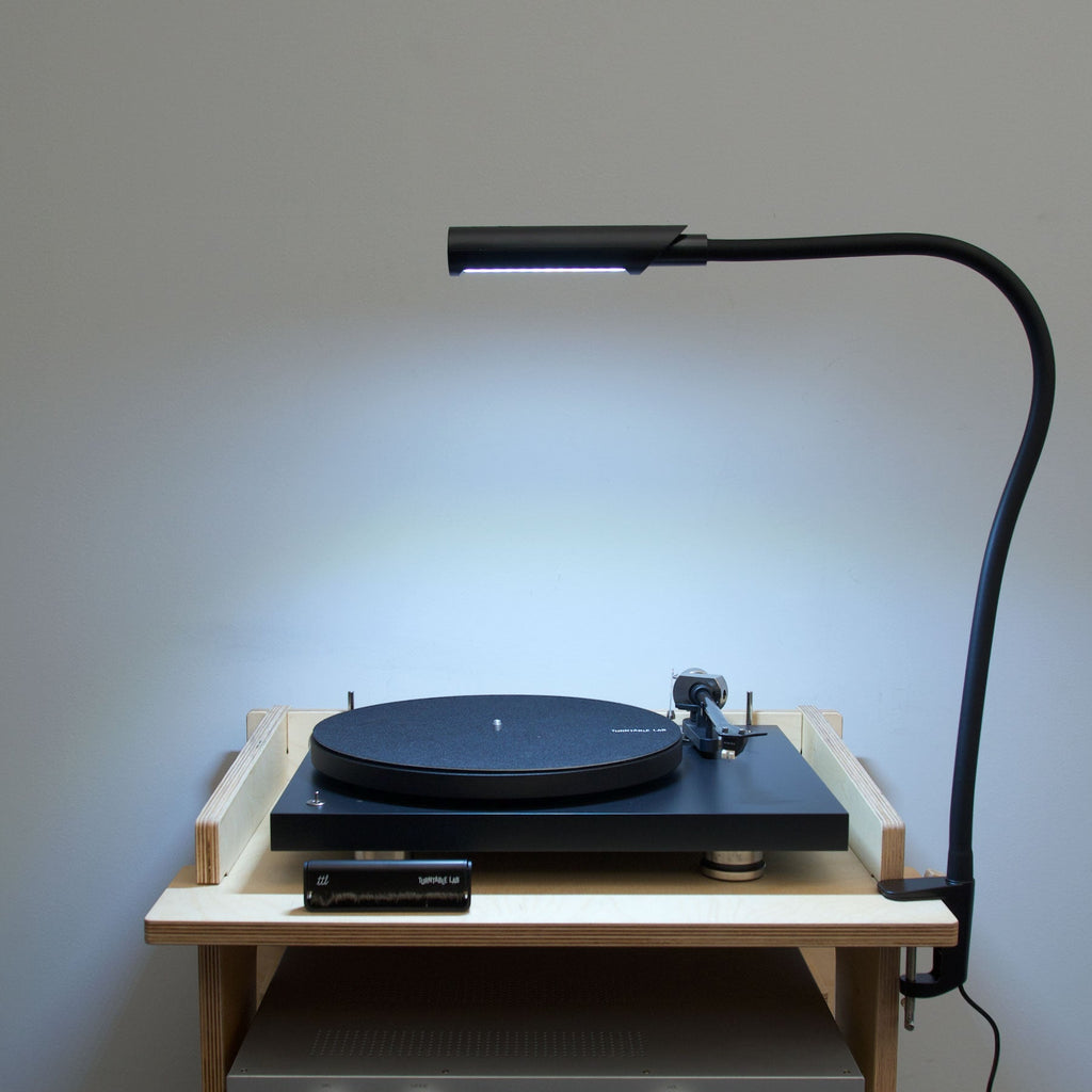 Reliable Corp.: UberLight Flex Turntable Task Lamp - Black / Clamp Model