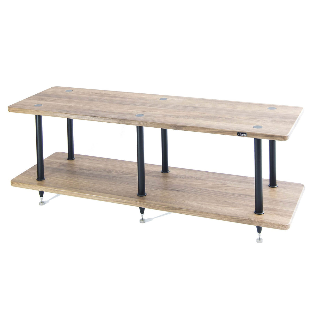 Solidsteel: Solidsteel: VL-2 Turntable Shelf + Vinyl Record Storage - Walnut