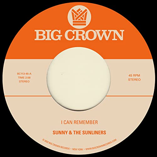 Sunny & The Sunliners - I Can Remember/Sitting In The Park [7"] [VINYL]
