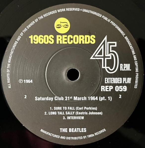 The Beatles - Saturday Club 31st March 1964 (Pt. 1) [VINYL]