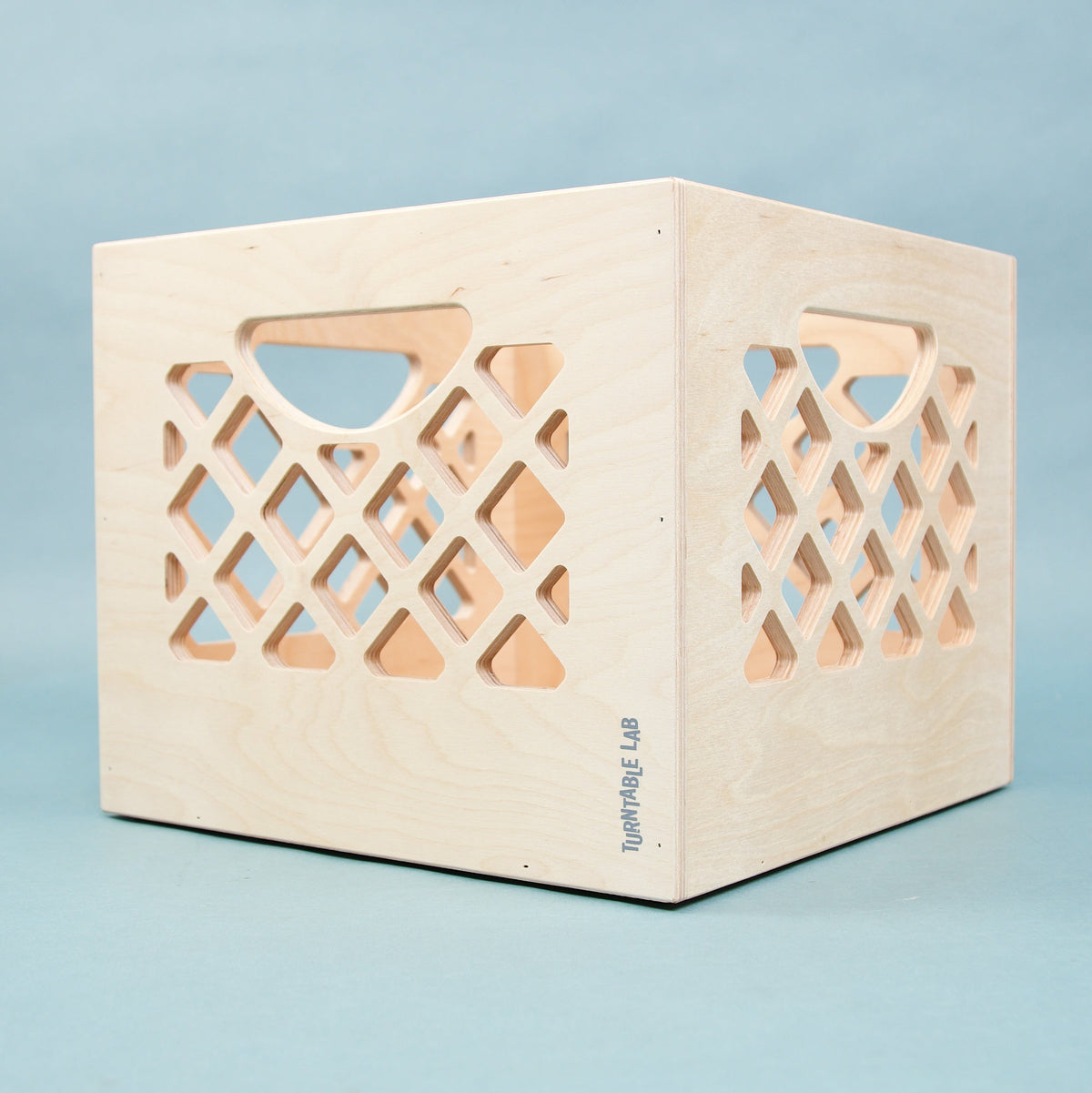 Turntable Lab: Classic Wooden Record Storage Crate